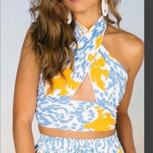 Cross top patterned